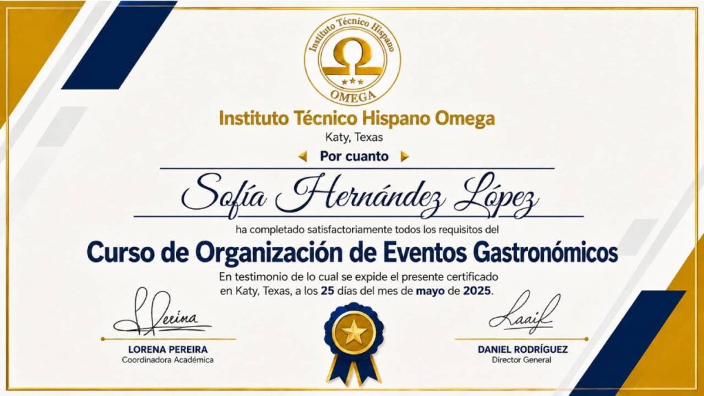organizacion de eventos gastronomicos